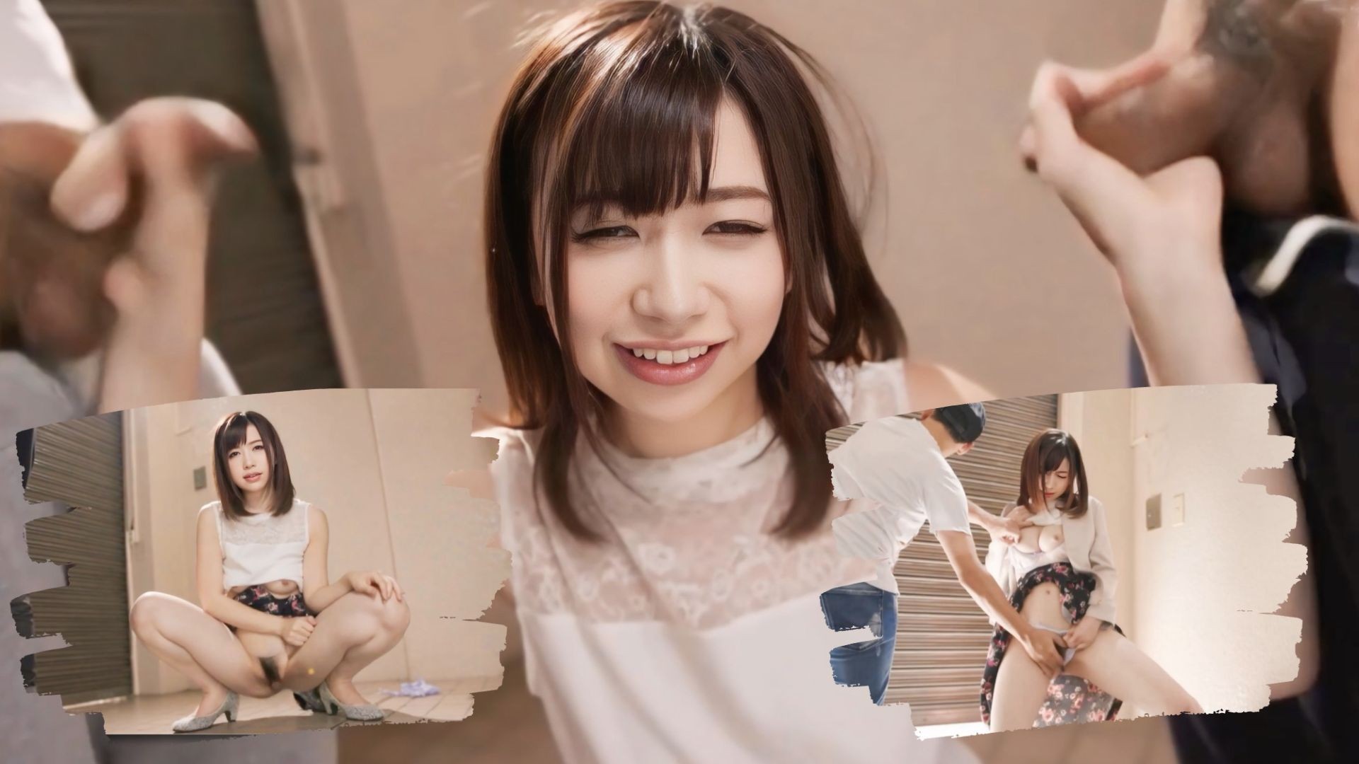 ⁣Man cheated beautiful asian girl fucked with a group
